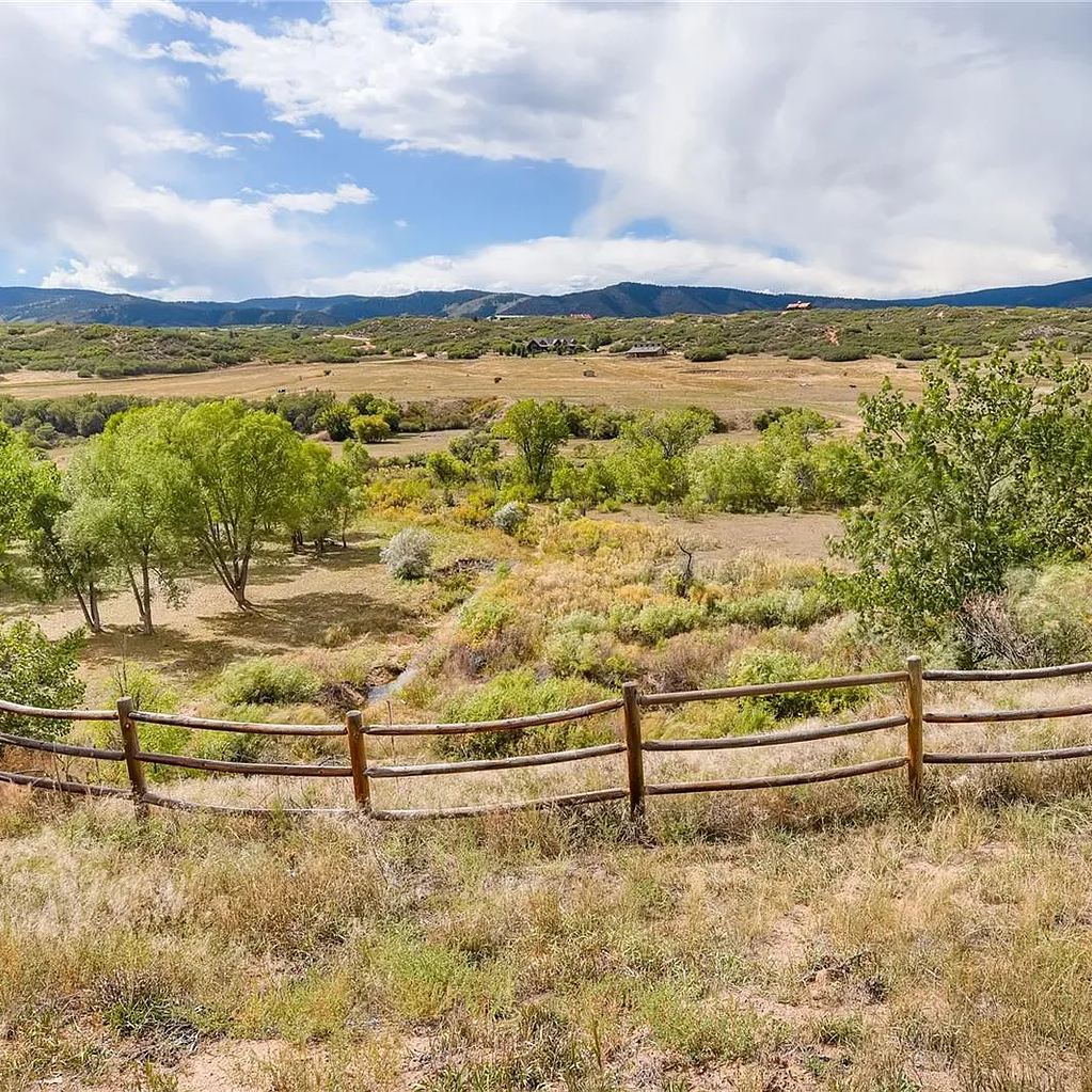 Rolling green hills and open land